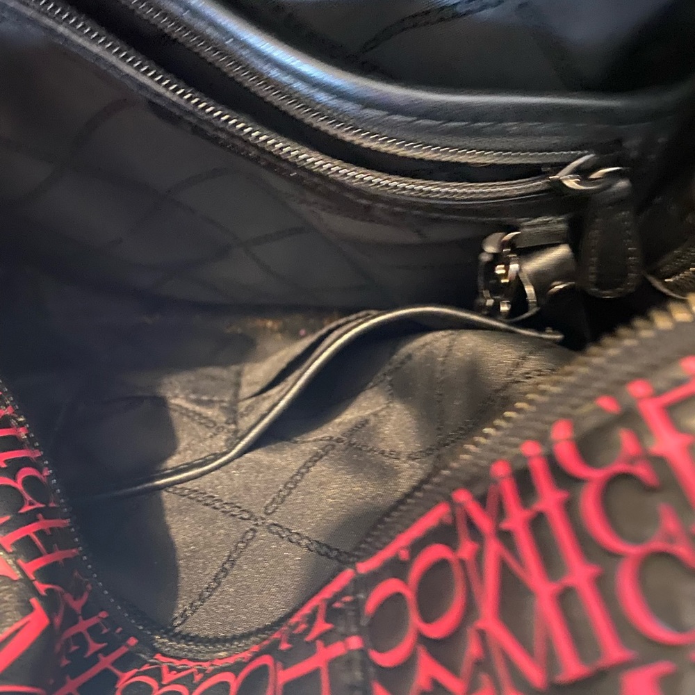 Michael kors rare pink lettered medium sized backpack